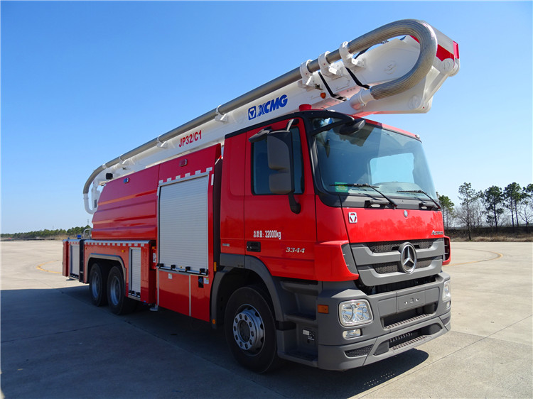 XCMG Official Small Fire Truck JP32C1 multi-functional fire fighter trucks 32m water and foam tower fire truck price for sale